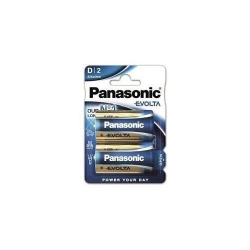 Levně PANASONIC Alkalické baterie EVOLTA Platinum LR20EGE/2BP D 1, 5V (Blistr 2ks)