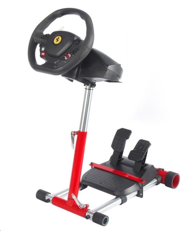 Wheel Stand Pro, stojan na volant a pedály pro Thrustmaster SPIDER, T80/T100, T150, F458/F430, červený