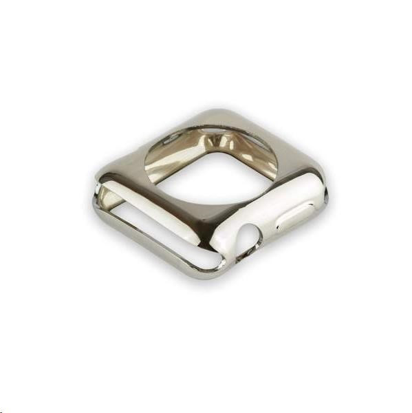 Levně COTECi termoplastové pouzdro pro Apple Watch 42 mm stříbrné