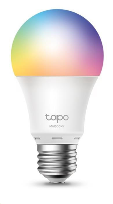 Levně TP-Link Tapo L530E chytrá WiFi stmívatelná LED žárovka (barevná, 2500K-6500K, 806lm, 2, 4GHz, E27)