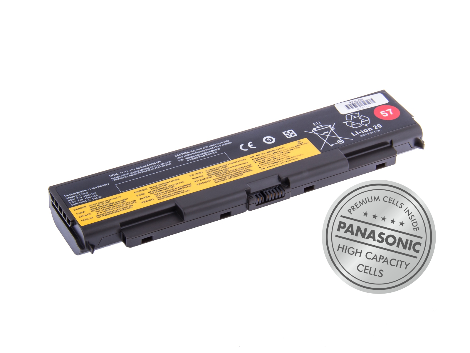 AVACOM baterie pro Lenovo ThinkPad T440P, T540P 57+ Li-Ion 11, 1V 5800mAh