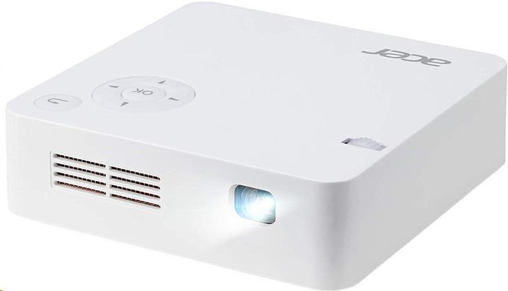 ACER Projektor C202i LED, 854x480, 5000:1, 300Lm, HDMI, Wi-Fi, životnost lampy - 20000 hod