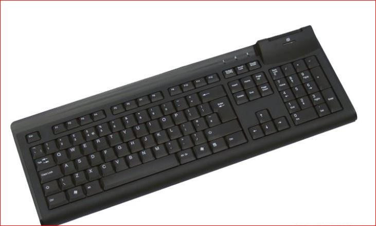Levně Acer klávesnice KUS-0967 - USB drátová, CHICONY, Smart-Card-Reader, CZ