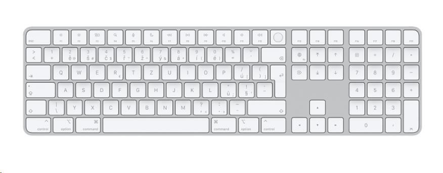 APPLE Magic Keyboard with Touch ID and Numeric Keypad for Mac computers with Apple silicon - Czech