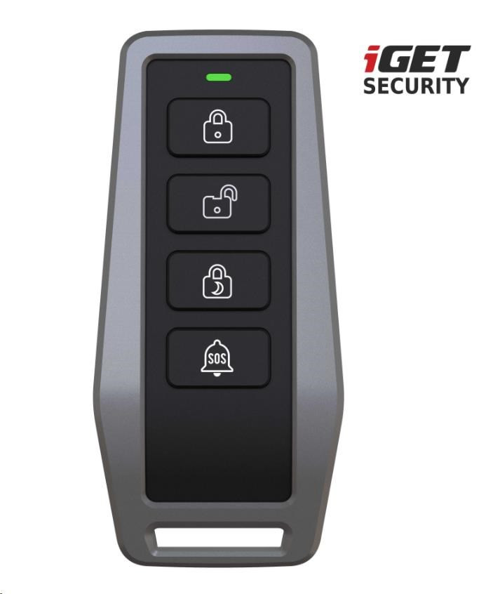 Levně iGET SECURITY EP5 - Dálkové ovládání (klíčenka) pro alarm iGET SECURITY M5